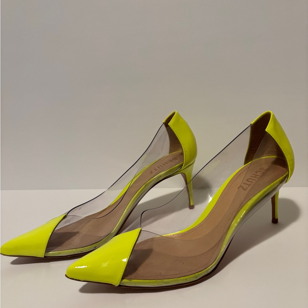 SCHUTZ Neon Yellow Women's Heels